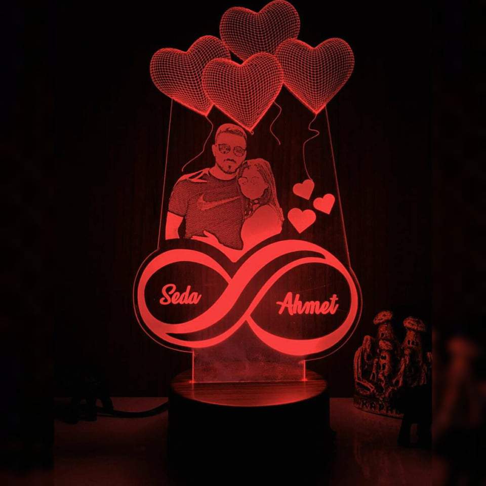 Personalized Photo 3D Illusion LED LAMP - My Art